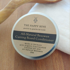 Beeswax Cutting Board Conditioner - The Happy Hive