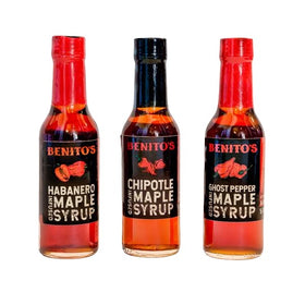 Hot Pepper Infused Maple Syrup - Benito's Hot Sauce